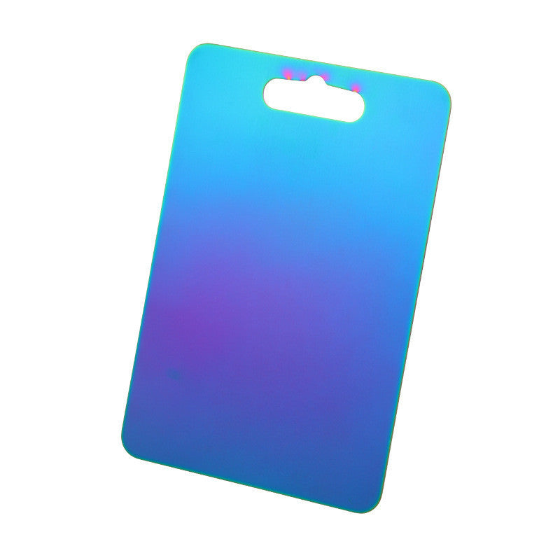 Transform Your Cooking with the Cross-border Color Titanium-plated Cutting Board