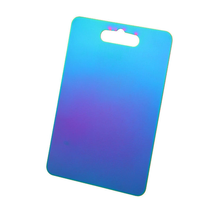 Transform Your Cooking with the Cross-border Color Titanium-plated Cutting Board