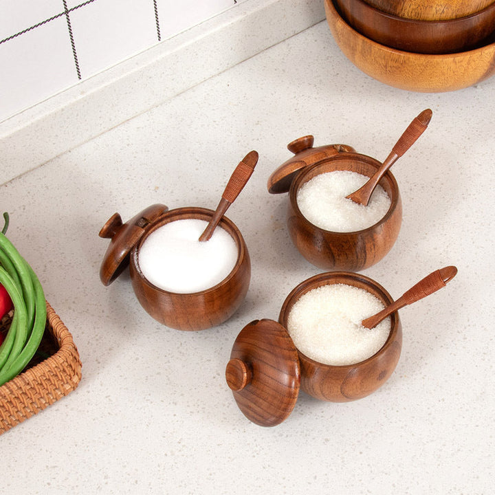 Discover the Charm of the Wooden Seasoning Pot for Your Kitchen
