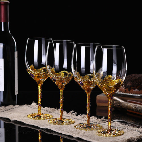 Elevate Your Wine Experience with Our Crystal Red Wine Glass Set