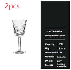 Elevate Your Wine Experience with Our Crystal Wine Glass Set