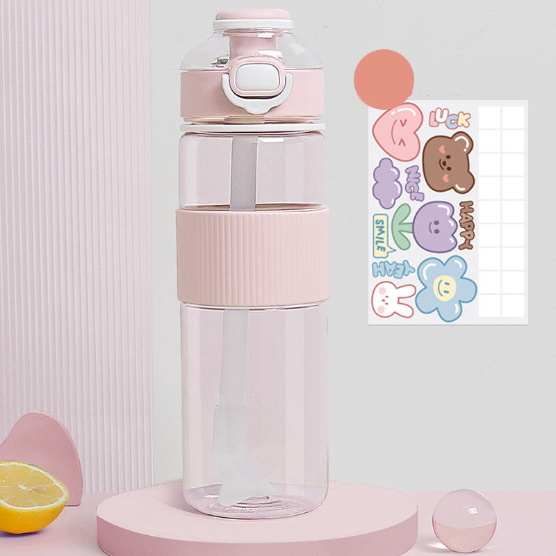 Stay Hydrated in Style with Our Plastic Fitness Sports Portable Water Bottle