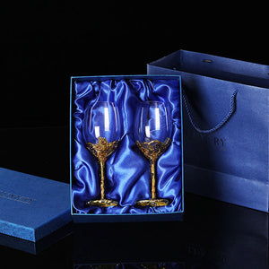 Elevate Your Wine Experience with the Crystal Red Wine Glass Set