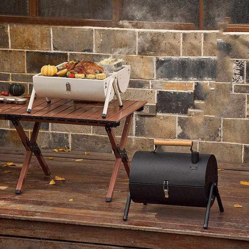 Portable Grill For Both Frying And BBQ