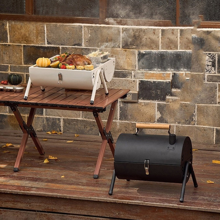 Portable Grill For Both Frying And BBQ