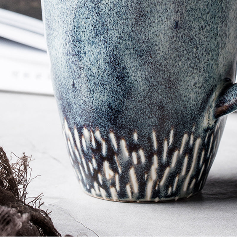 Large Capacity Simple Hand-painted Coffee Cup