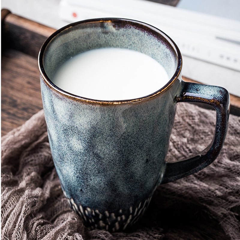 Large Capacity Simple Hand-painted Coffee Cup