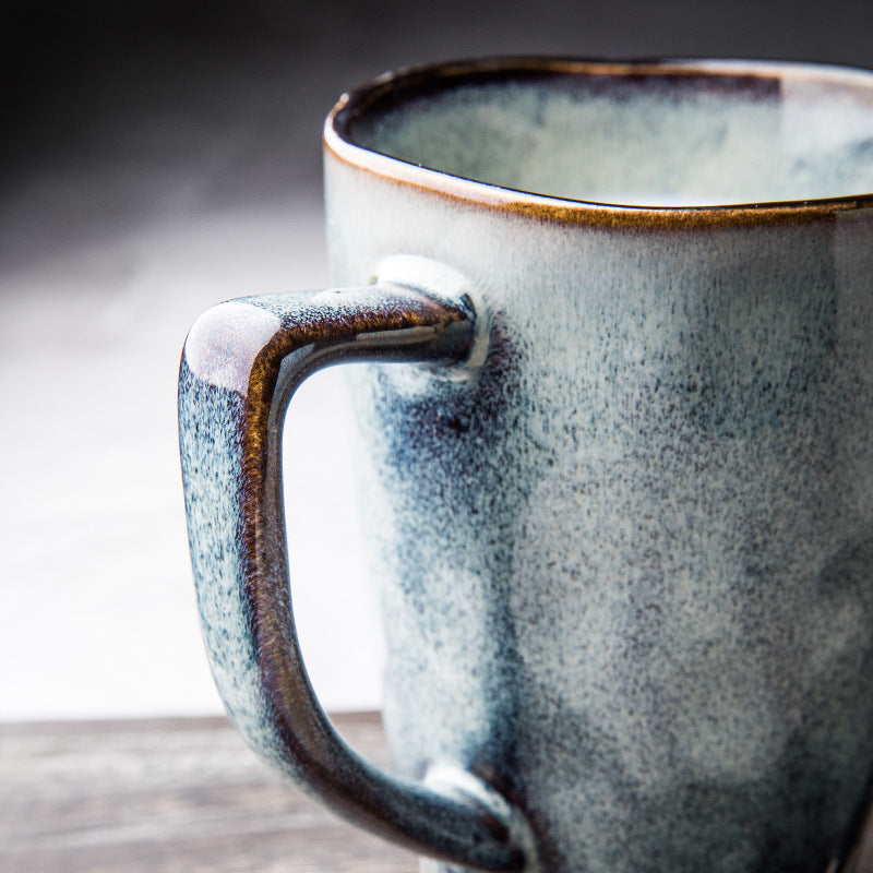 Large Capacity Simple Hand-painted Coffee Cup