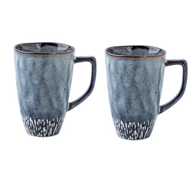 Large Capacity Simple Hand-painted Coffee Cup
