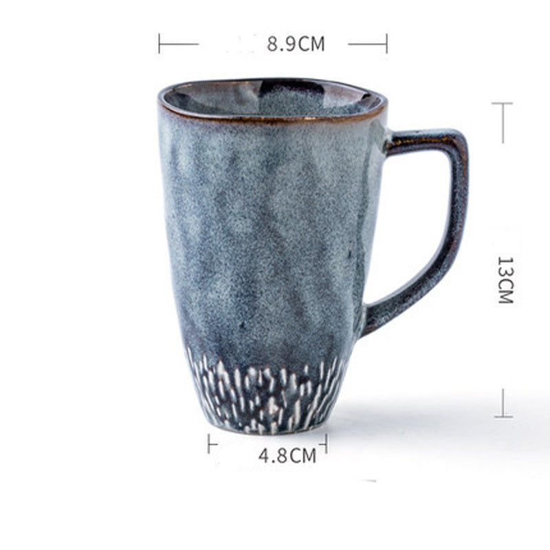 Large Capacity Simple Hand-painted Coffee Cup