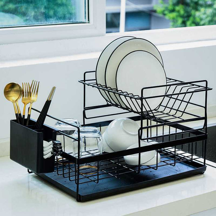 Metal Wire kitchen dish storage rack for kitchen