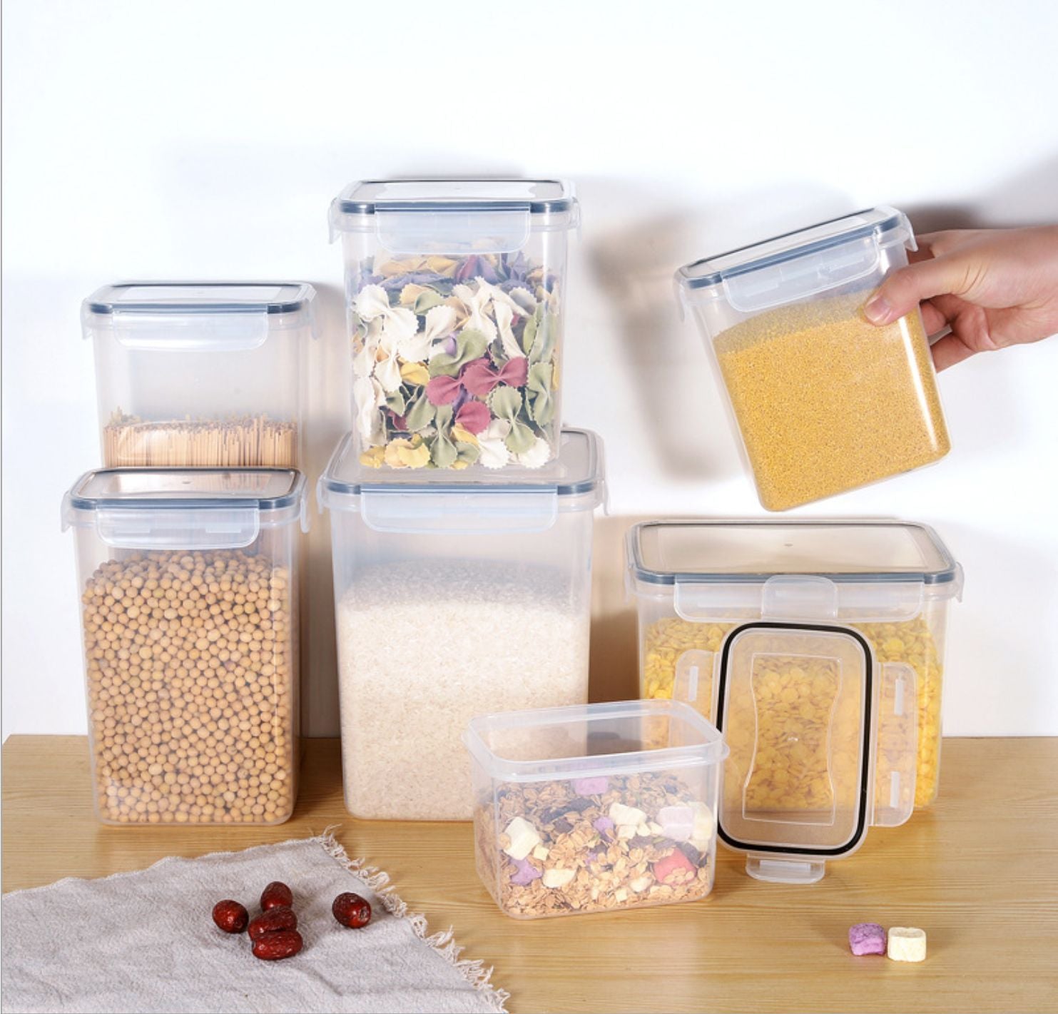 14 Piece Plastic Food Storage Box