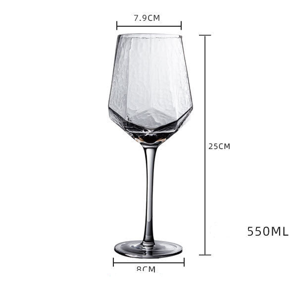 Red wine glass set