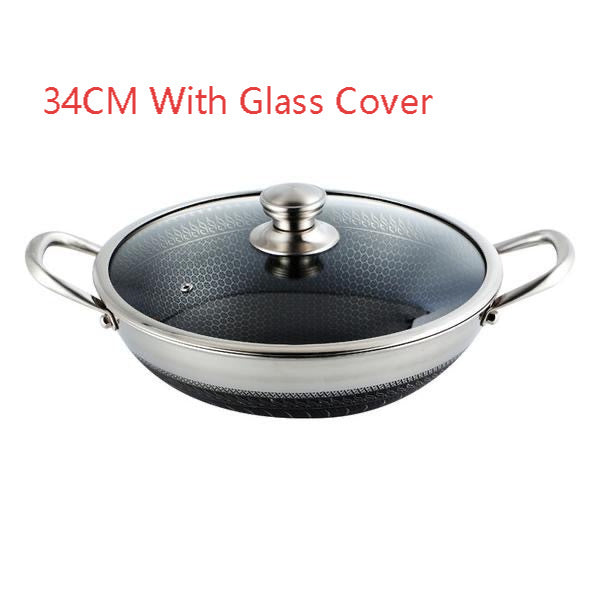 304 Stainless Steel Pot With Two Handles