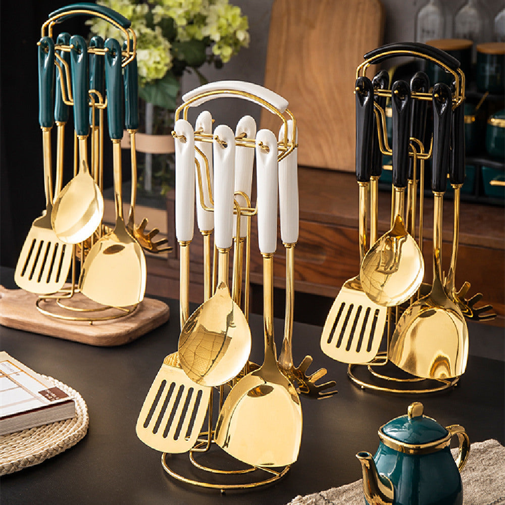 Nordic Stainless Steel Kitchen Utensils