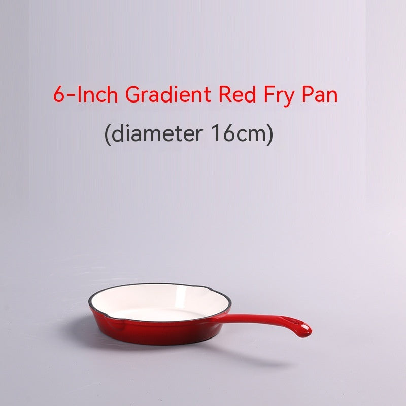 Household Enameled Cast-iron Pan