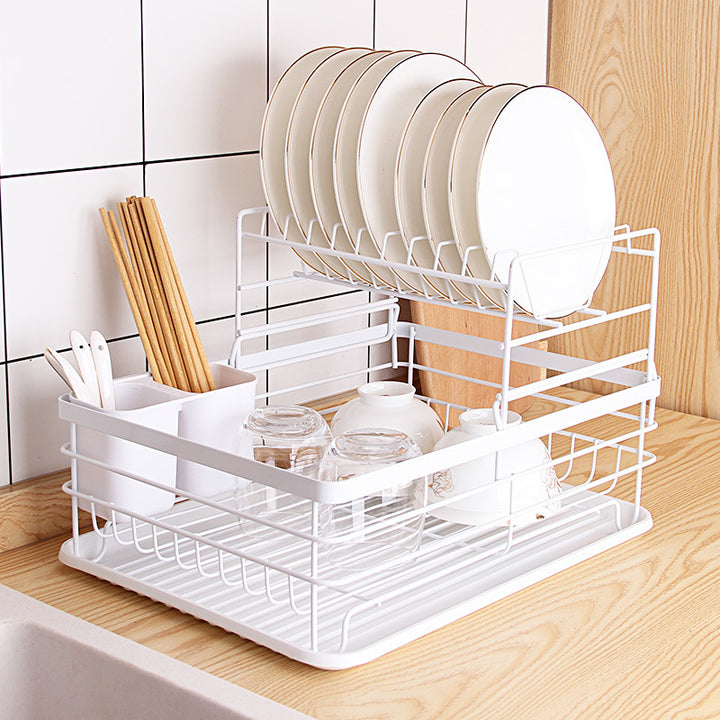 Kitchen Countertop Dish Storage Rack