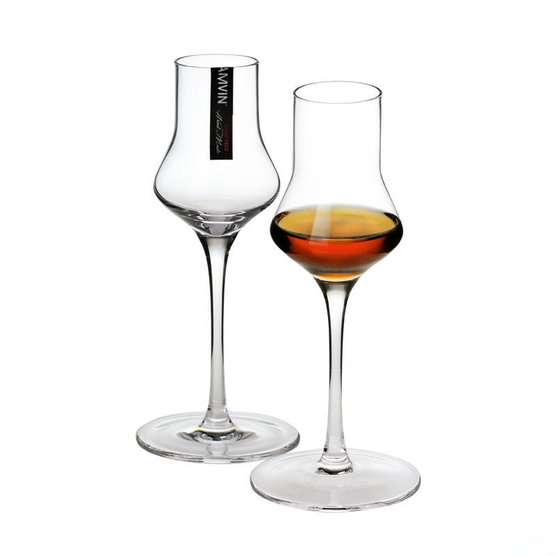 Small Whiskey Tall Crystal Glass
