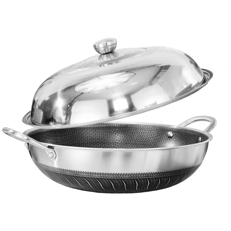 304 Stainless Steel Pot With Two Handles