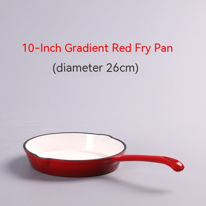 Household Enameled Cast-iron Pan