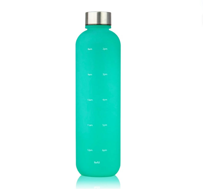 Plastic Water Bottle Frosted Gradient