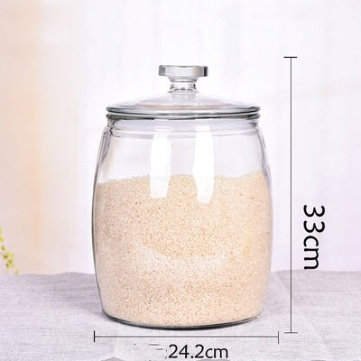 Thickened Glass Tea Jar Food Storage