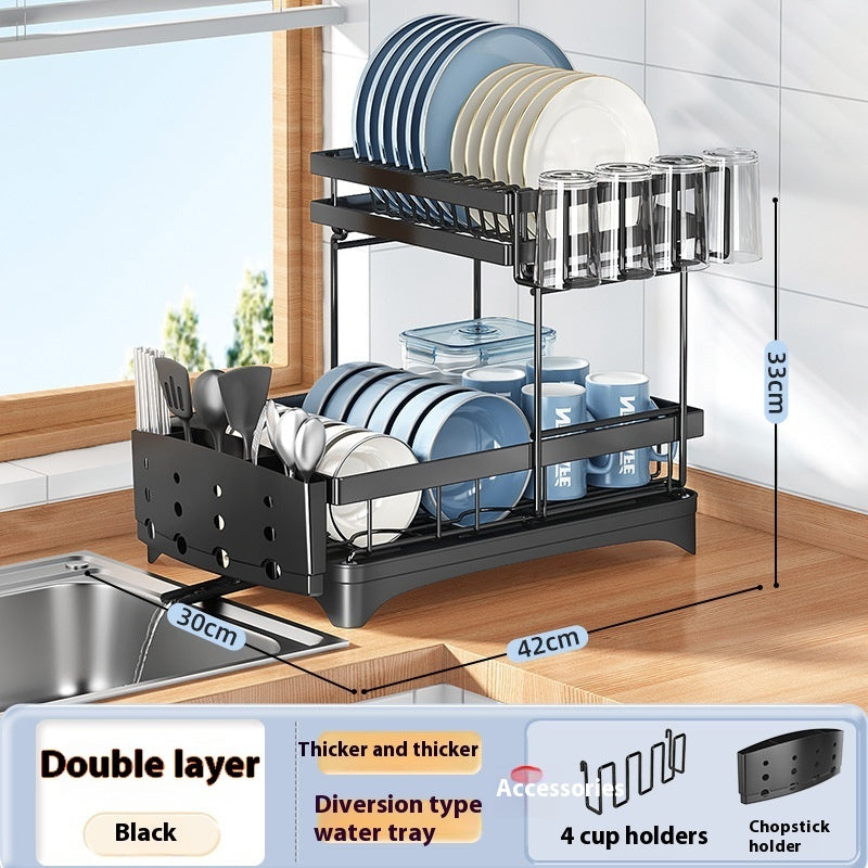 Kitchen Dish Rack Draining Rack