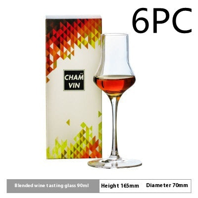 Small Whiskey Tall Crystal Glass