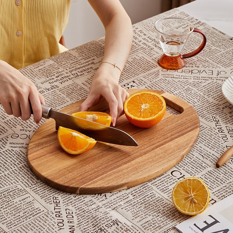 Portable Acacia Wood Cutting Board