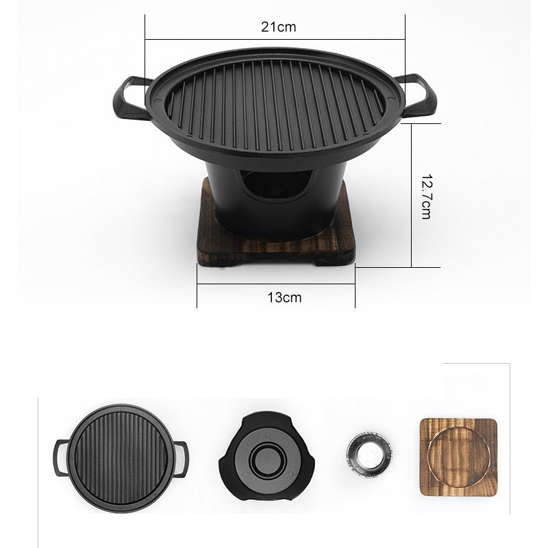 Mini BBQ Grill Alcohol Stove Home