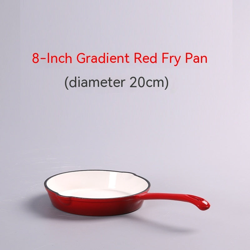 Household Enameled Cast-iron Pan