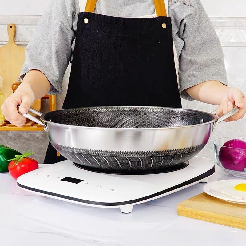 304 Stainless Steel Pot With Two Handles