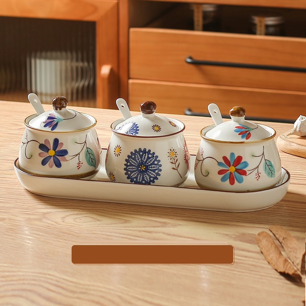 Household Salt Pot With Cover