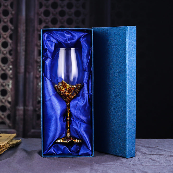 Enamel Red Wine Glass