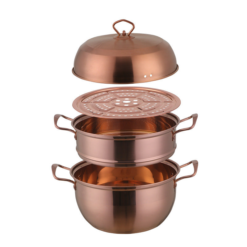 Stainless Steel Multi-layer Cooking Pot