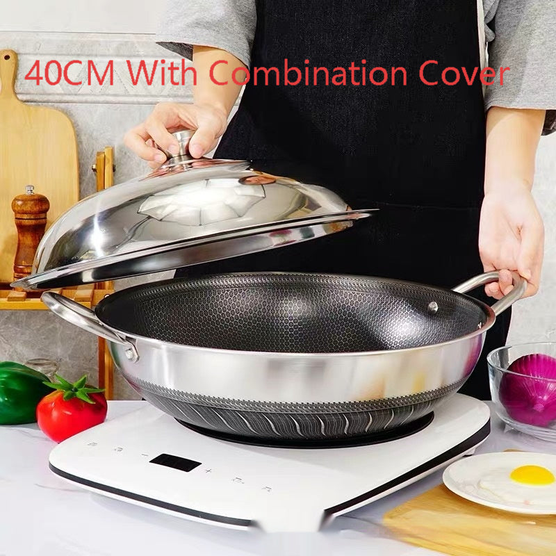 304 Stainless Steel Pot With Two Handles