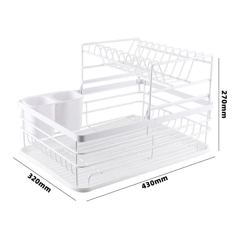 Kitchen Countertop Dish Storage Rack