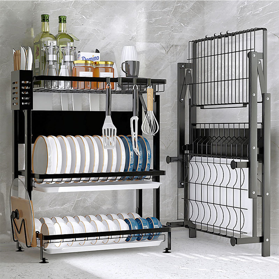 Integrated Kitchen Supplies Storage Rack