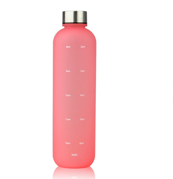 Plastic Water Bottle Frosted Gradient
