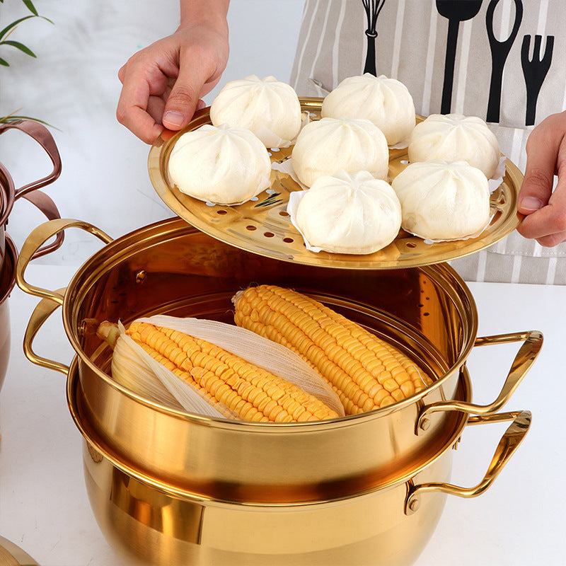 Stainless Steel Multi-layer Cooking Pot