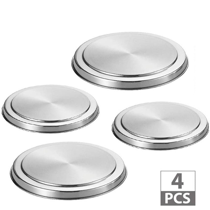 Stainless Steel Stove Cover Four-piece