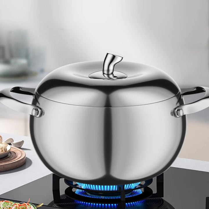 Stainless Steel Pot Steamer With Lid Handle