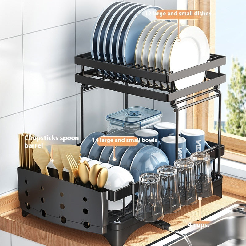 Kitchen Dish Rack Draining Rack