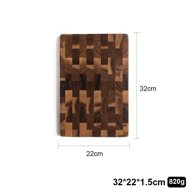 Mangium Chessboard Grid Cutting Board