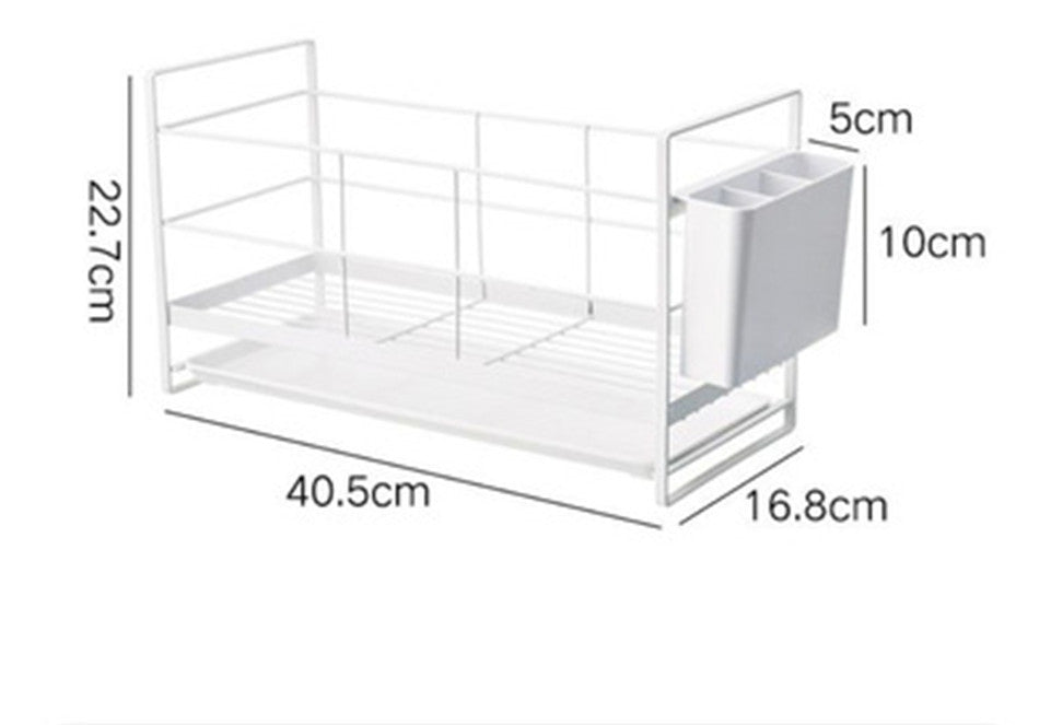 Drain Dish Rack Kitchen Household Dishes