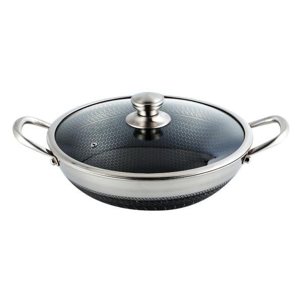 304 Stainless Steel Pot With Two Handles