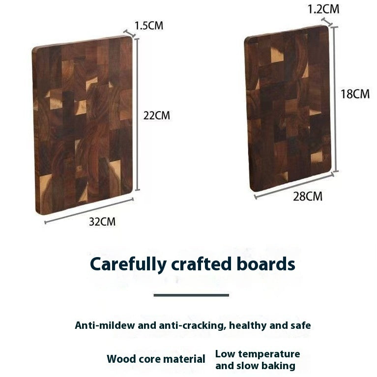 Mangium Chessboard Grid Cutting Board