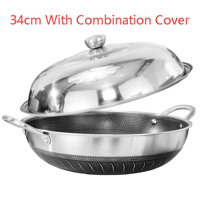 304 Stainless Steel Pot With Two Handles