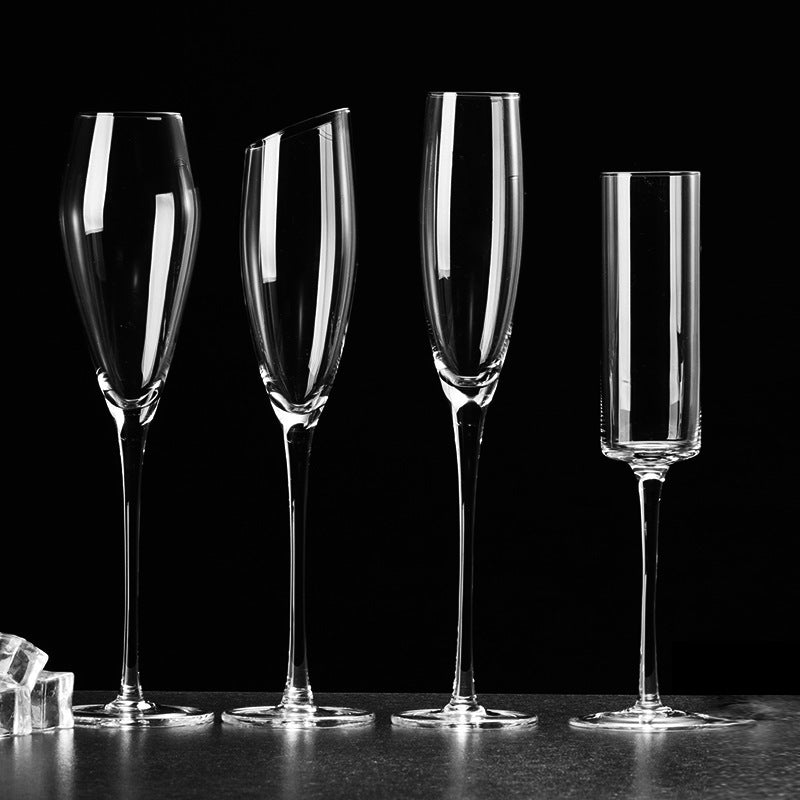 Crystal handmade champagne glass